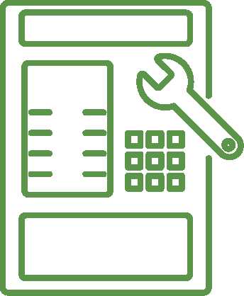 Basket icon with healthy vending snacks and drinks